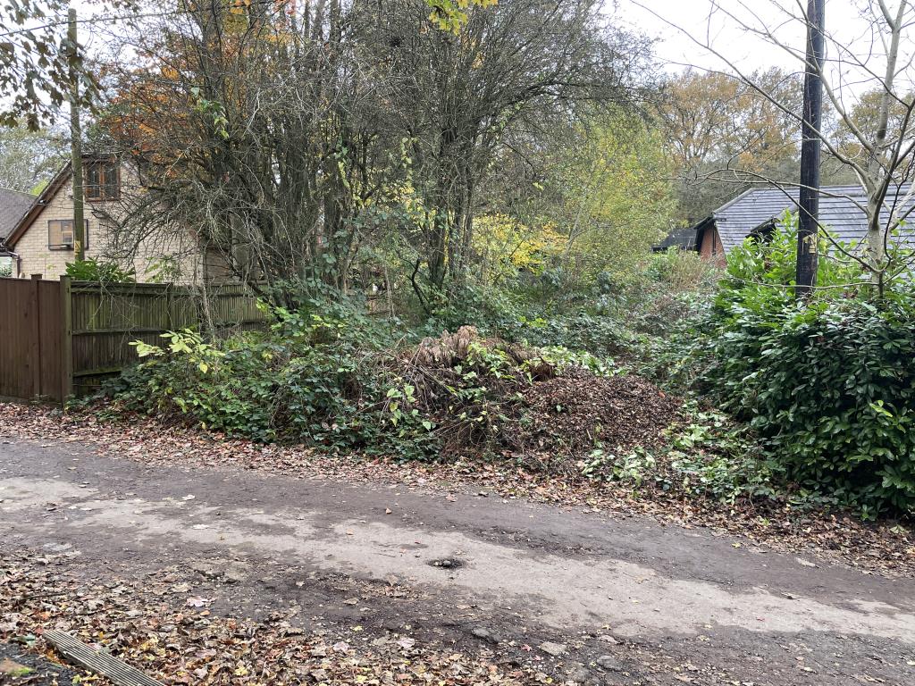 Lot: 35 - VACANT LAND WITH POTENTIAL - External image of road frontage of site